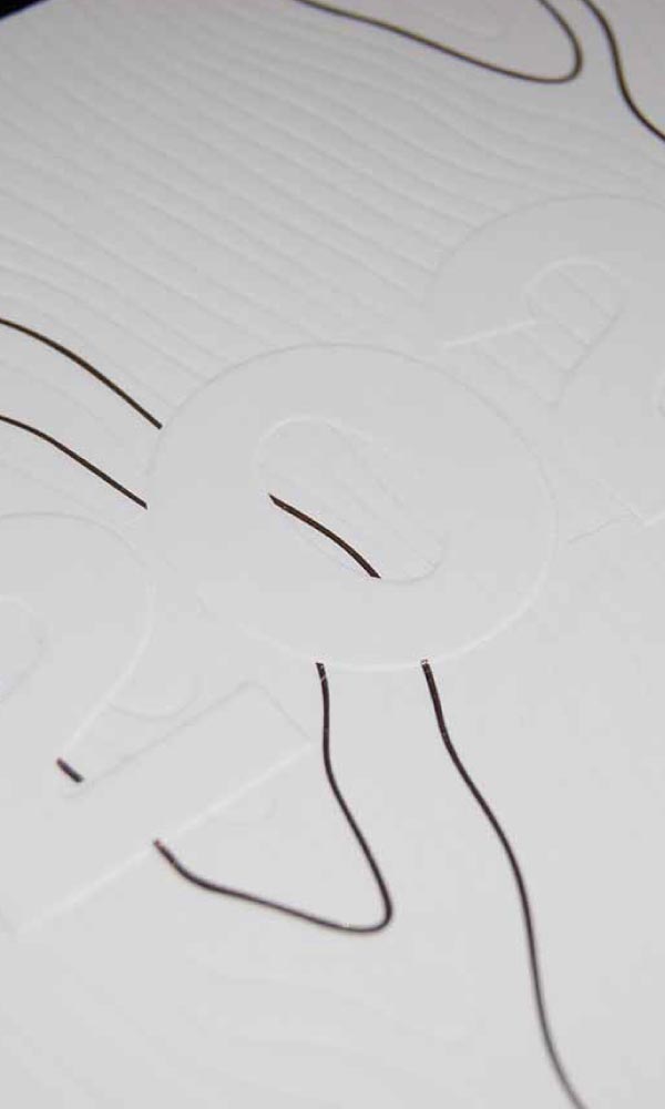 Gaufrage et letterpress impression haut de gamme - Blas-Desmoutiez Lille