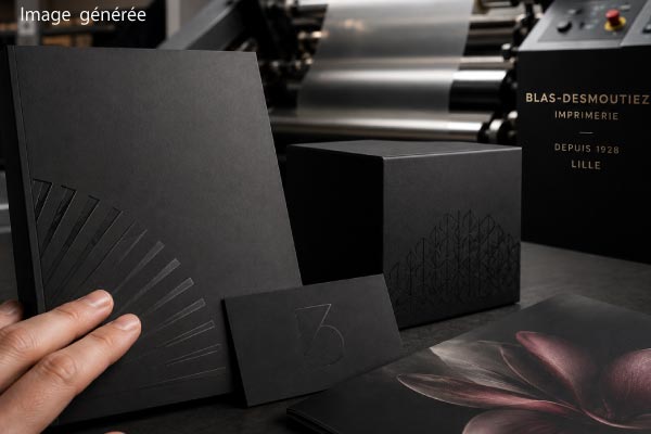 Pelliculage soft touch en atelier Blas-Desmoutiez Lille