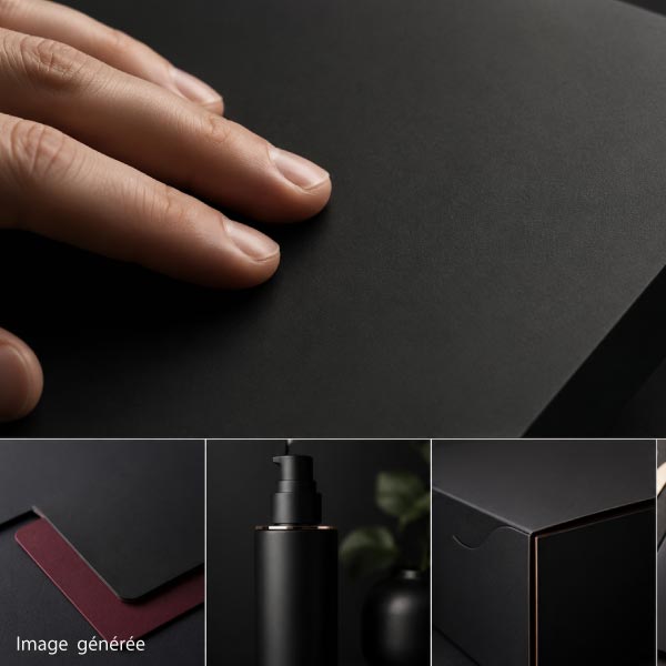 Toucher velouté pelliculage soft touch imprimerie - Blas-Desmoutiez Lille